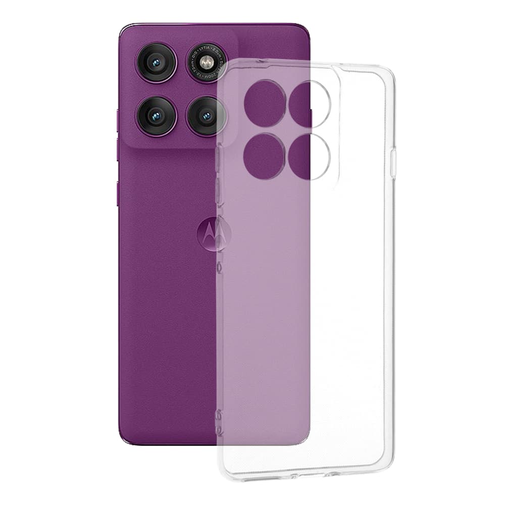 TechWave Clear 2mm case for Motorola Edge 60 Pro (camera protection)