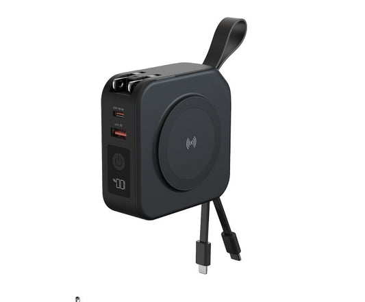 Power Bank με θύρες USB και καλώδια φόρτισης