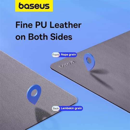 Baseus B01055504831-00 mousepad, PU leather, frosted gray
