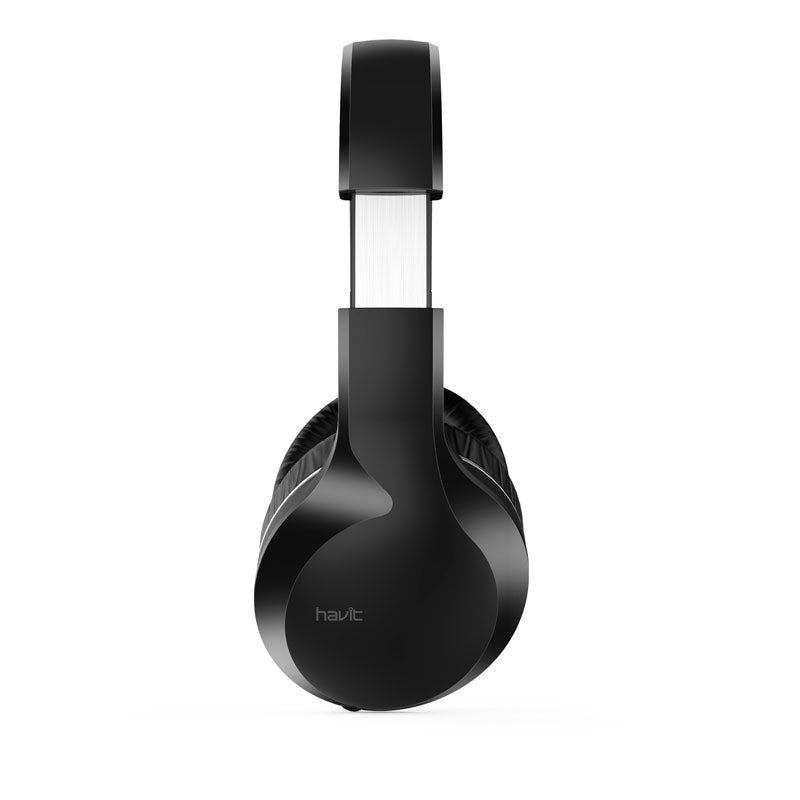 HAVIT HV-H100d Headphones ενσύρματα overhead με μικρόφωνο μαύρο