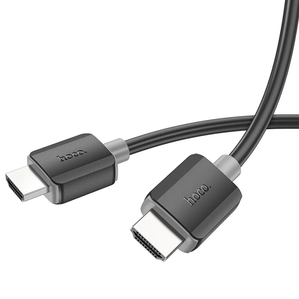 HOCO US08 καλώδιο HDMI σε HDMI ver. 2.0, 4K/60Hz, 1μ, μαύρο