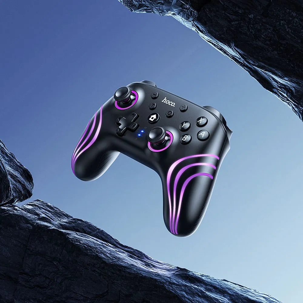 Hoco GA2 Ασύρματο Gamepad για Nintendo Switch 1 / Switch 2 / PC μαύρο
