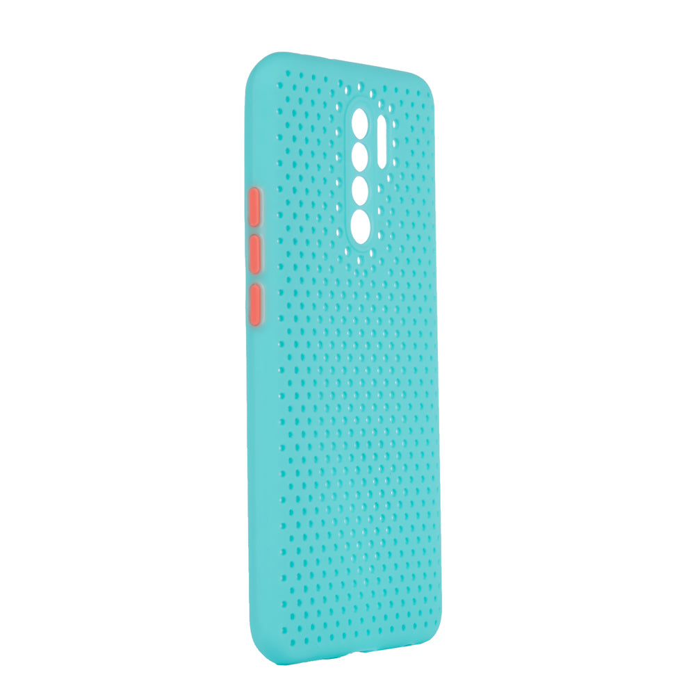TechWave C Thru case for Xiaomi Redmi 9 turquoise / orange