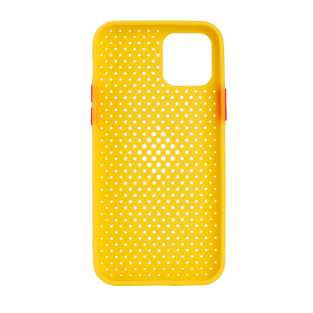 TechWave C Thru case for iPhone 12 Pro yellow / red