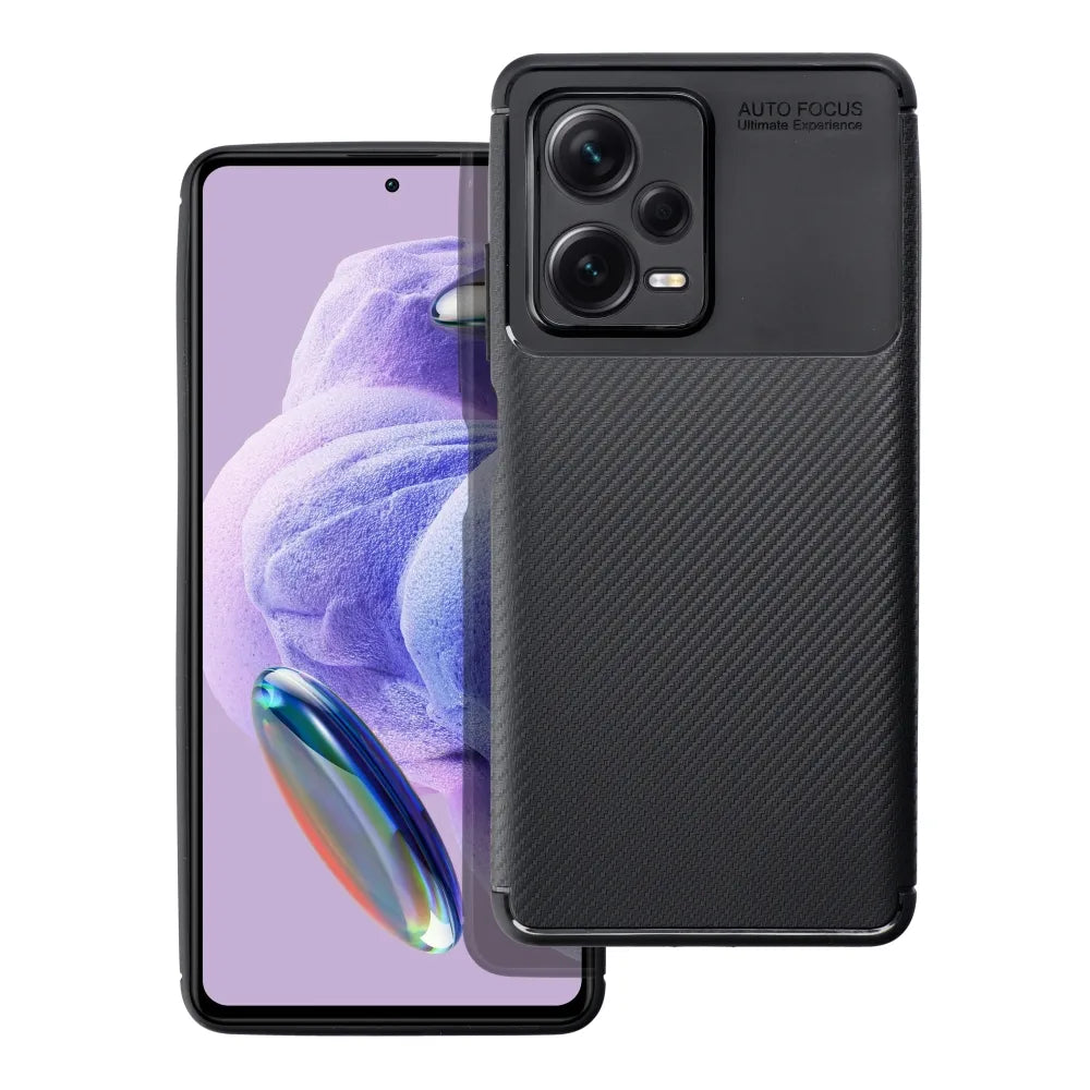 TechWave Carbon Fiber case for Xiaomi Redmi Note 12 Pro+ 5G black