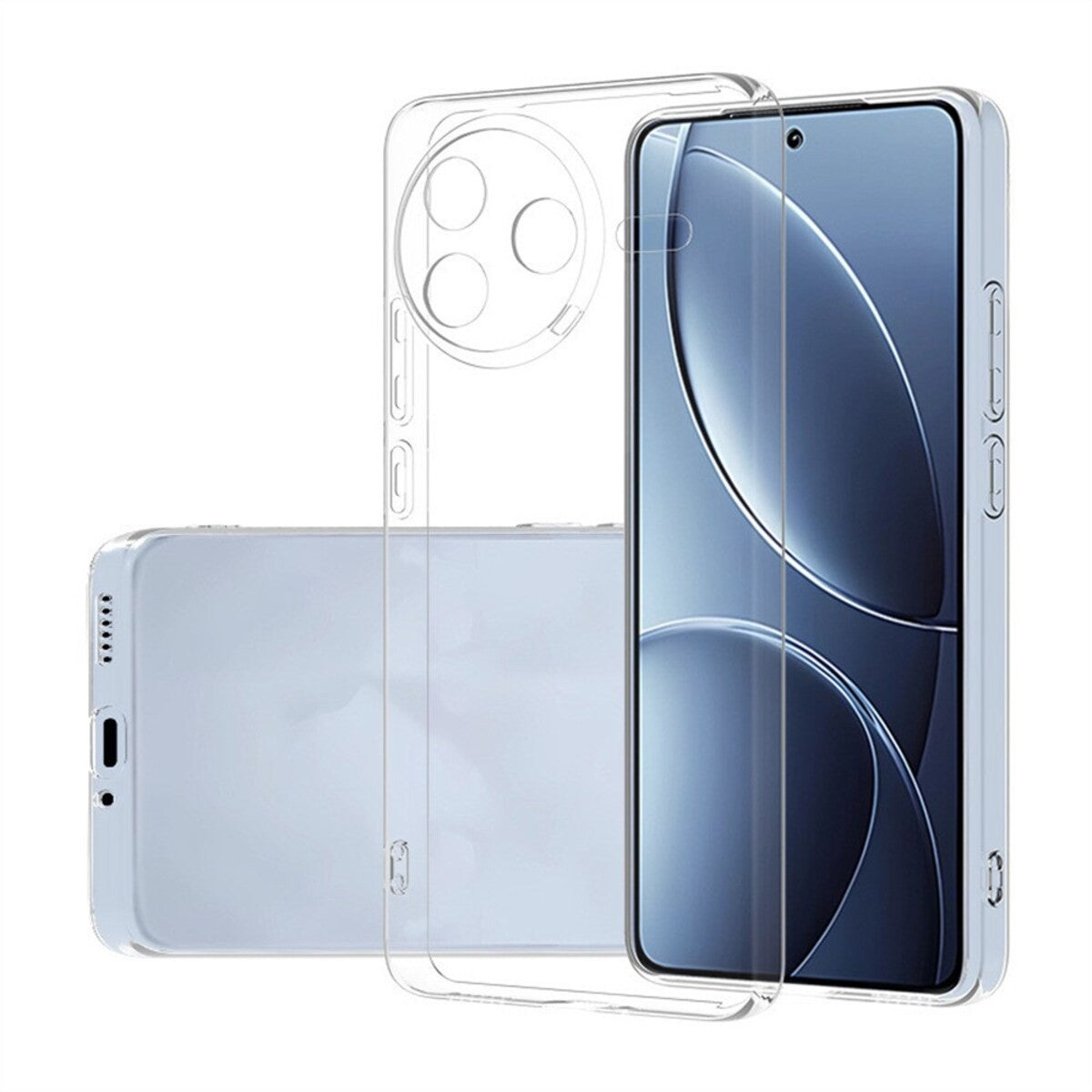 TechWave Clear 2mm case for Xiaomi Poco F7 Pro (camera protection)
