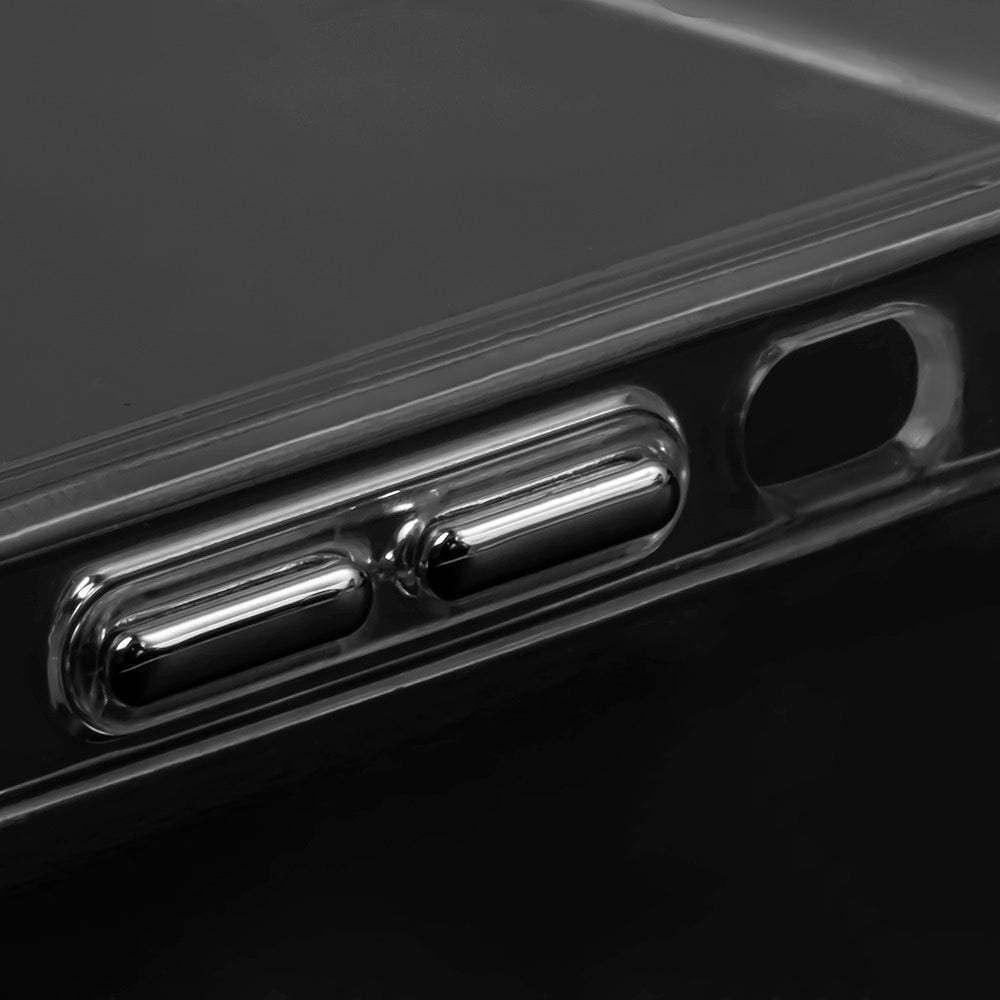 TechWave Clear 2mm case for Xiaomi Redmi Note 14 Pro+ 5G (camera protection / silver buttons)