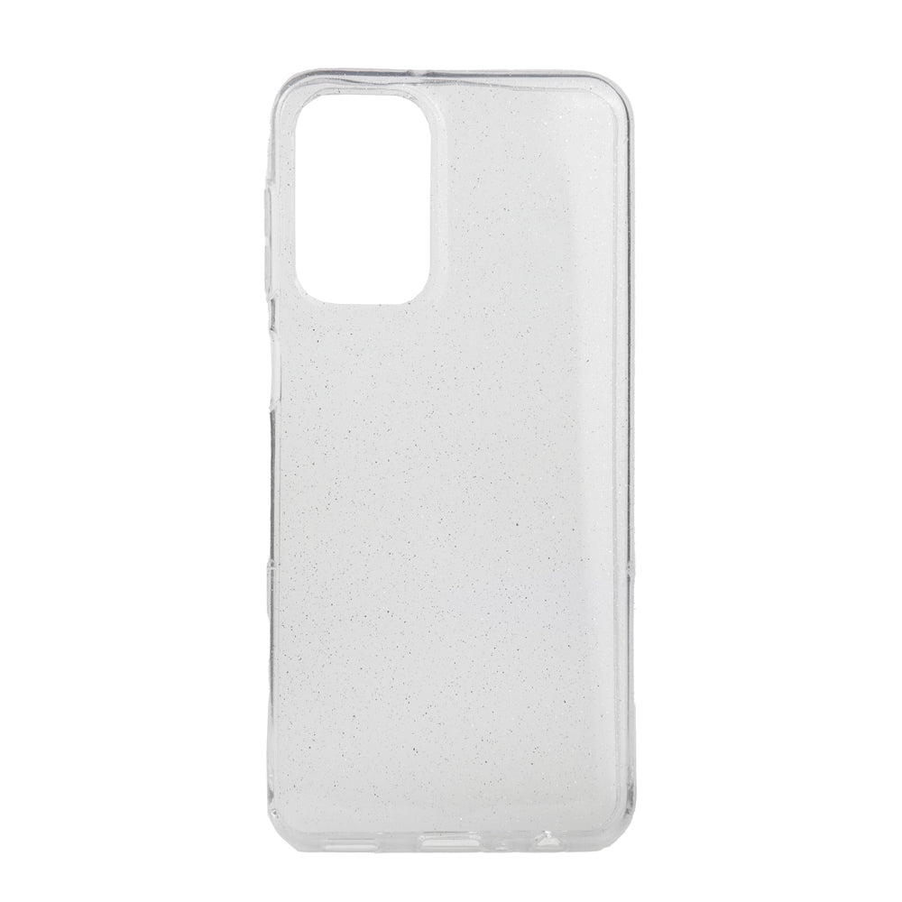 TechWave Clear Glitter case for Samsung Galaxy A23 4G / 5G transparent / silver