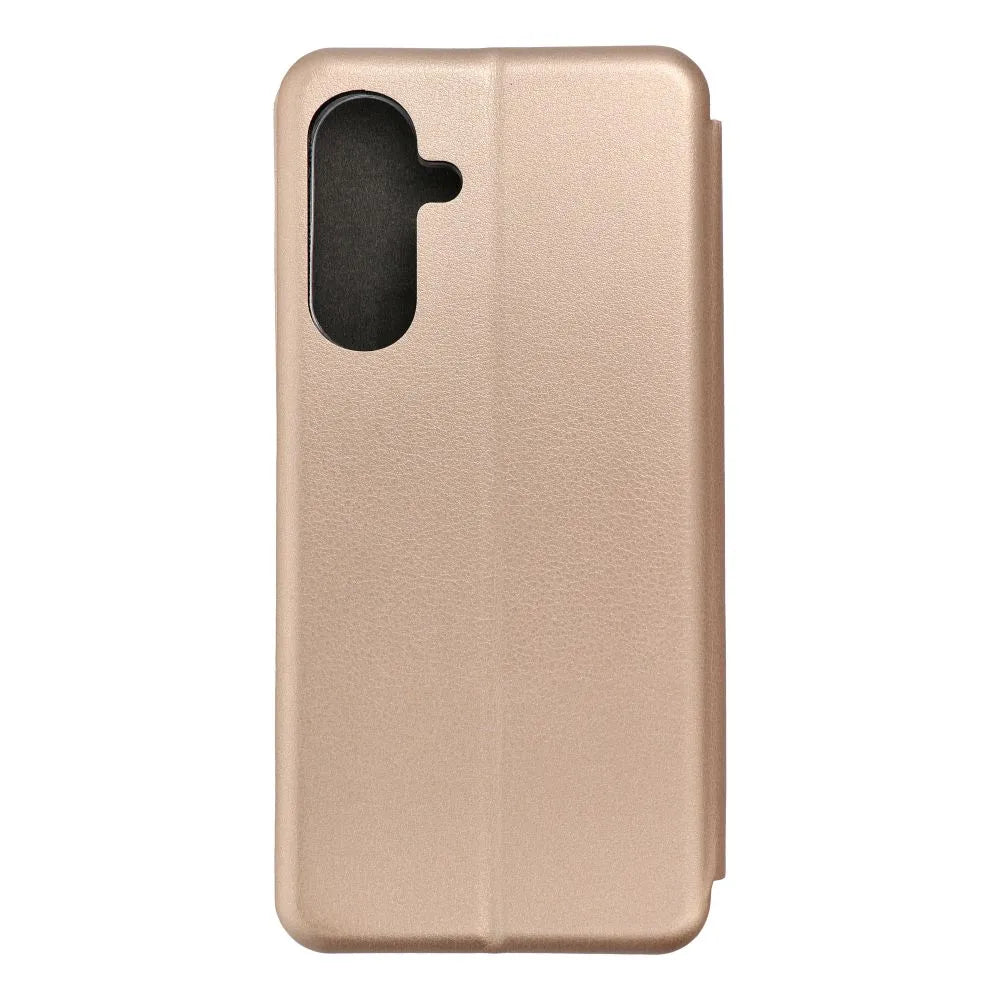 TechWave Curved Book case for Samsung Galaxy A56 gold