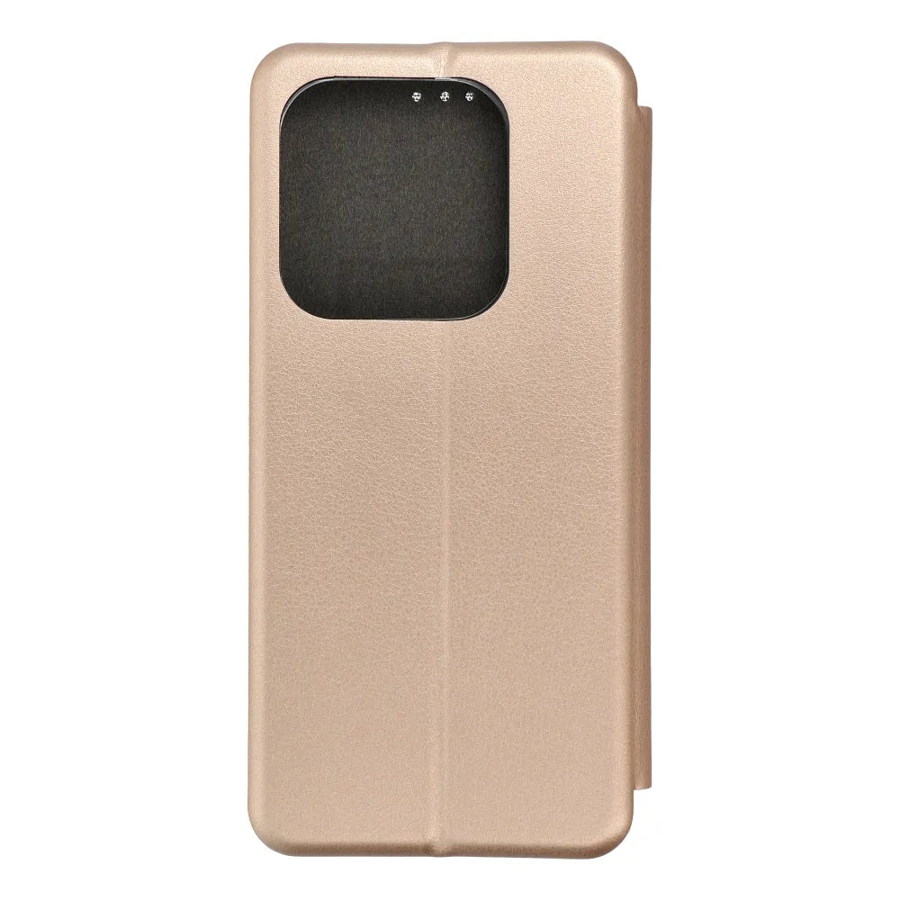 TechWave Curved Book case for Xiaomi Redmi Note 14 5G gold