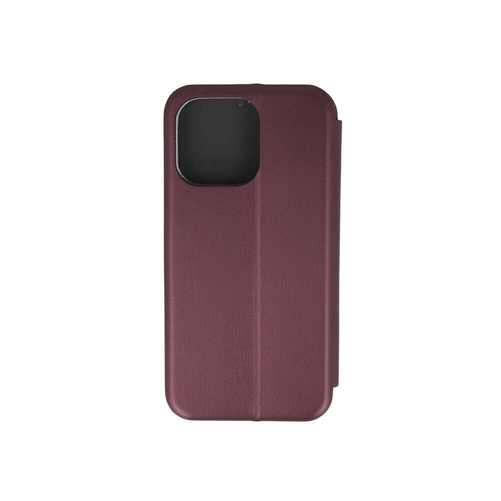 TechWave Curved Book case for iPhone 14 Pro burgundy