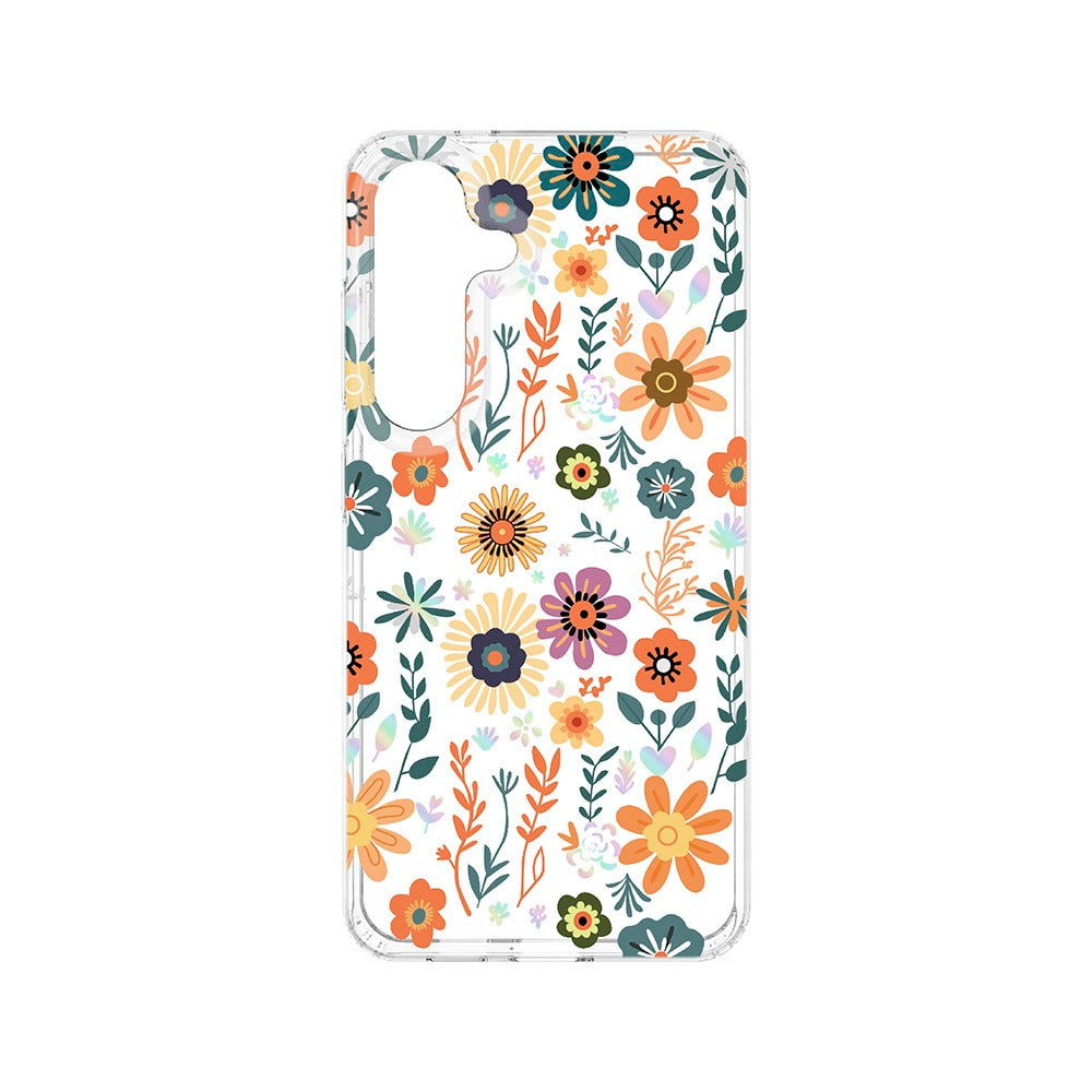 TechWave Deco case for Samsung Galaxy S24 flowers