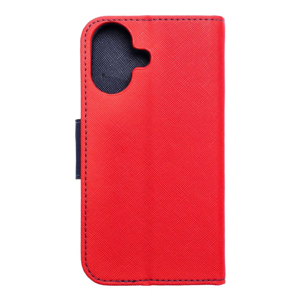 TechWave Fancy Book case for Apple iPhone 17 red / navy blue
