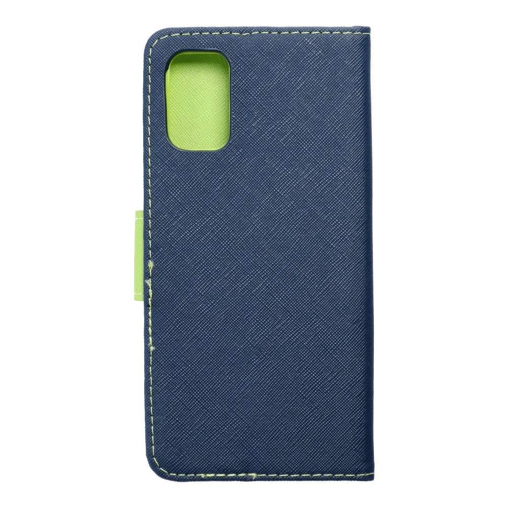 TechWave Fancy Book case for Samsung Galaxy A02s navy blue / lime