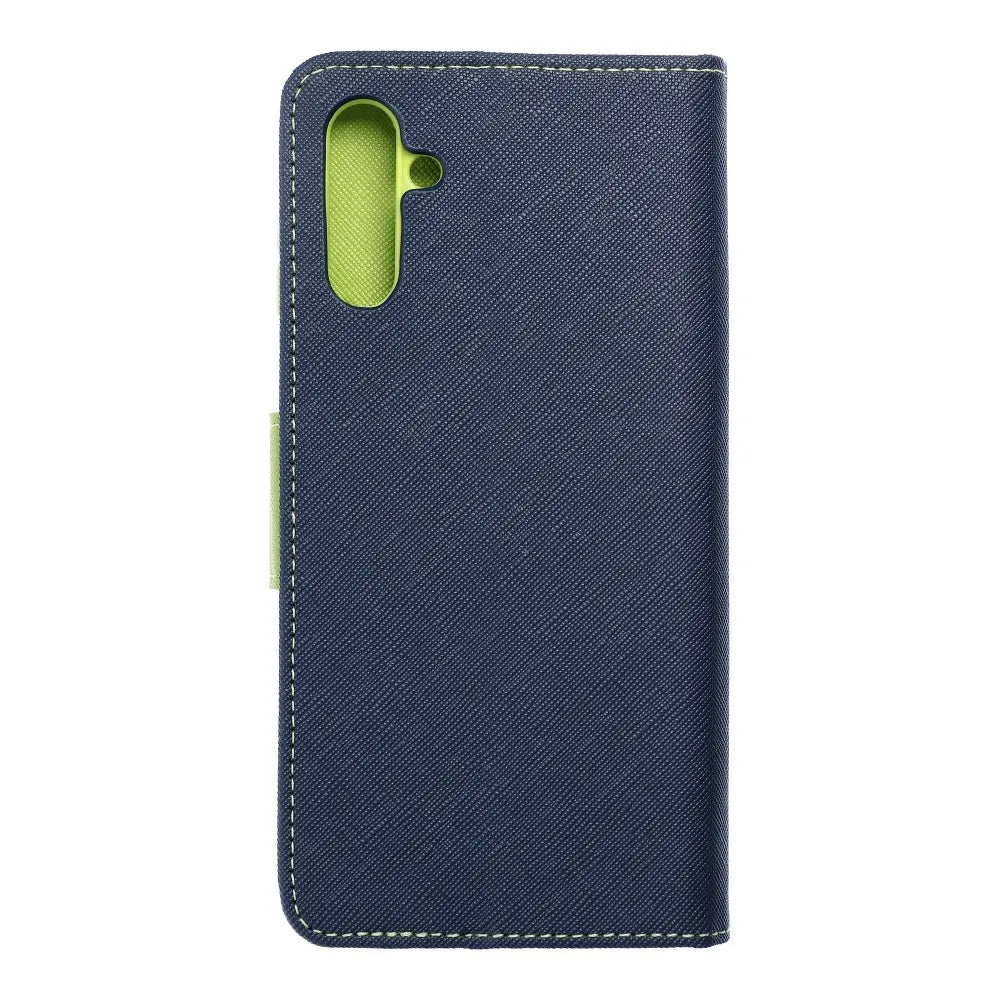 TechWave Fancy Book case for Samsung Galaxy A13 5G / A04s navy blue / lime