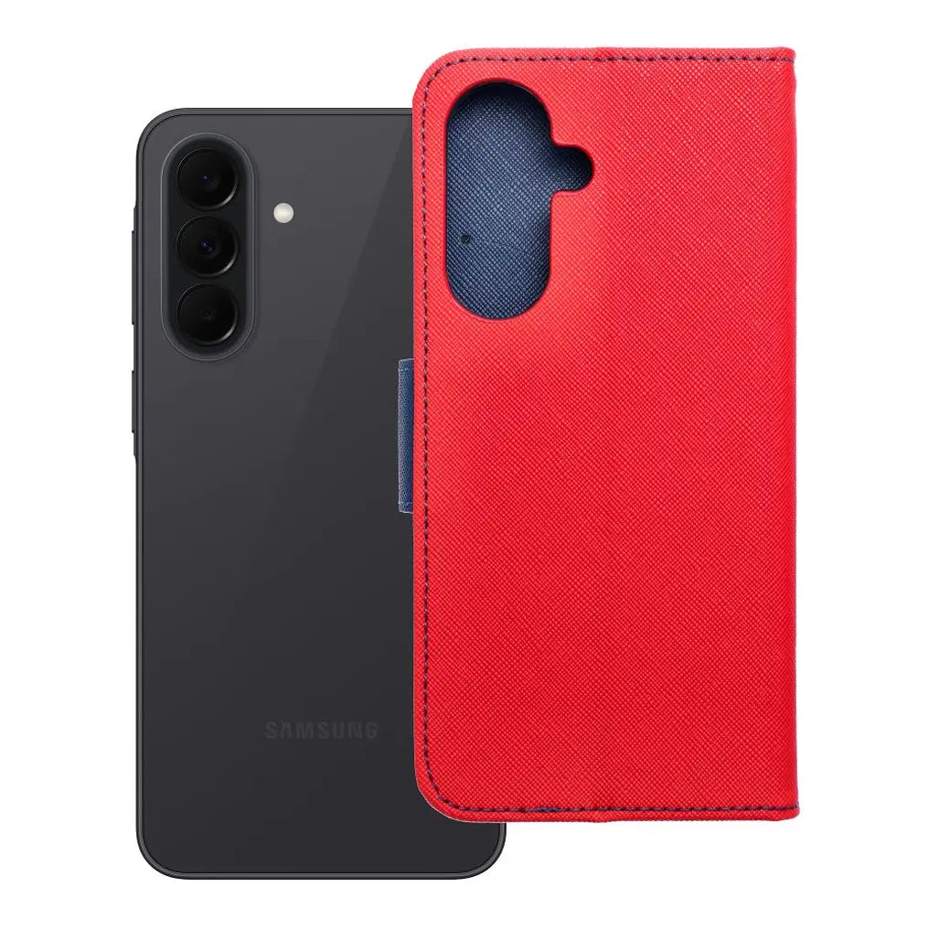 TechWave Fancy Book case for Samsung Galaxy A57 red / navy blue