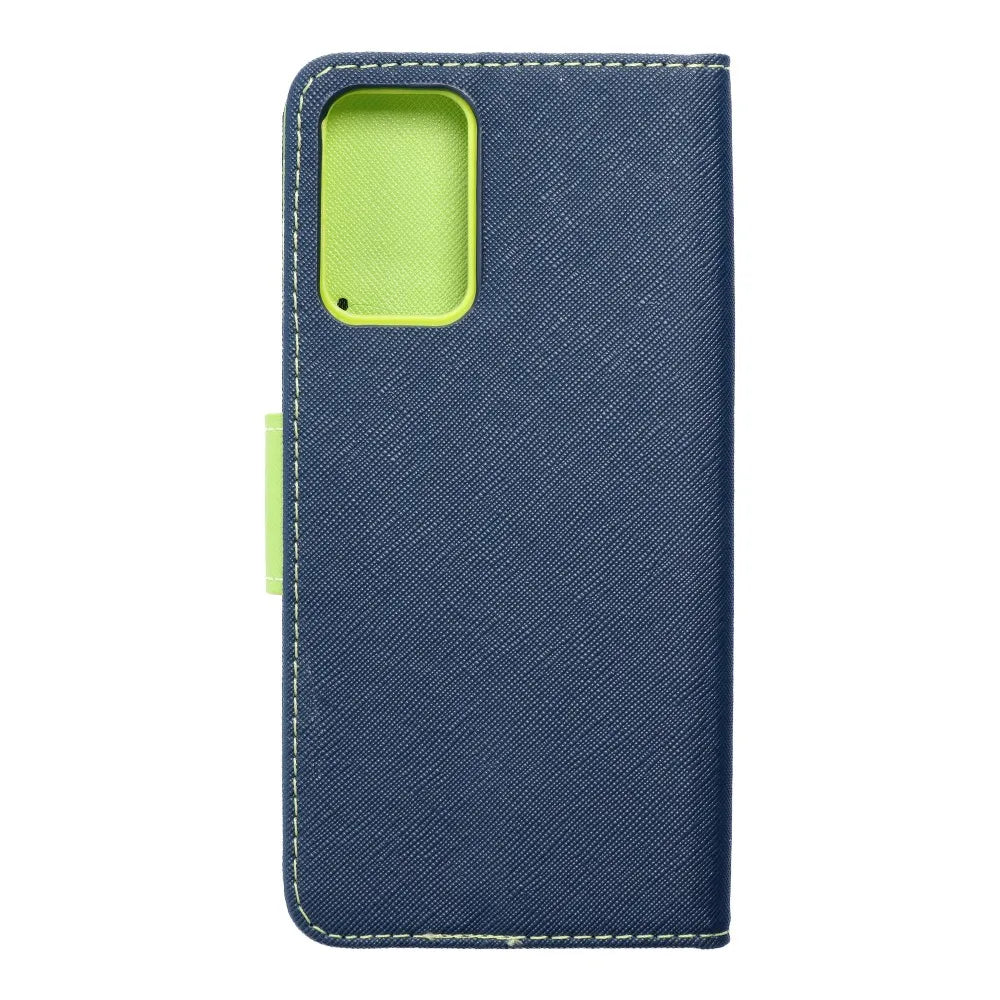 TechWave Fancy Book case for Samsung Galaxy A72 LTE (4G) navy blue / lime