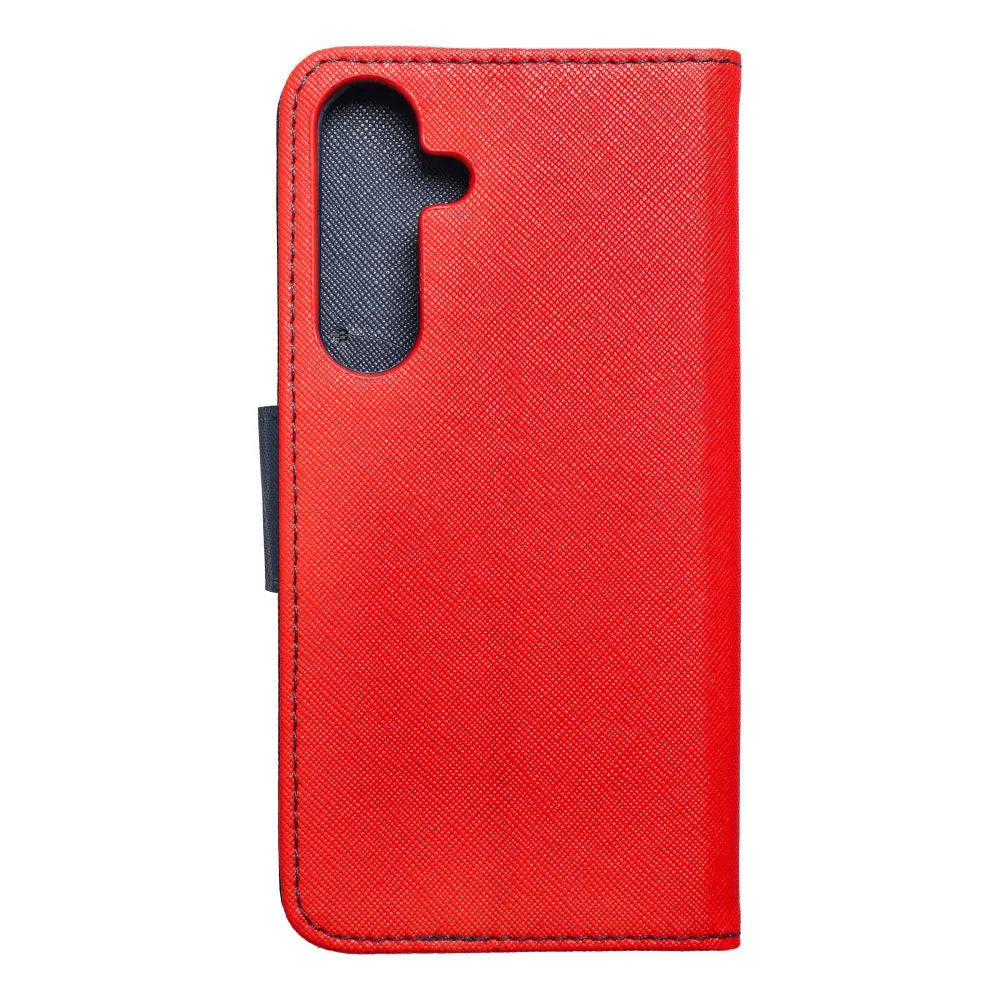TechWave Fancy Book case for Samsung Galaxy S24+ red / navy blue