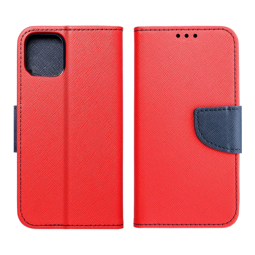 TechWave Fancy Book case for Xiaomi Redmi 12C red / navy blue