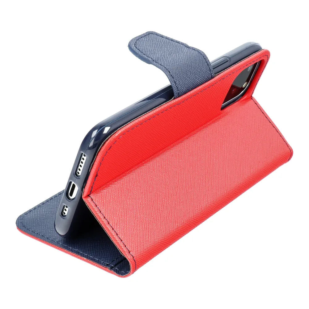TechWave Fancy Book case for Xiaomi Redmi Note 12 Pro + 5G red / navy blue