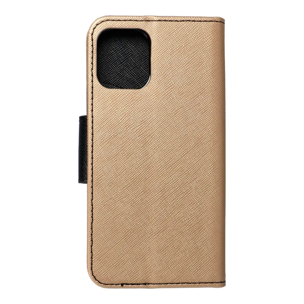 TechWave Fancy Book case for iPhone 12 Mini gold / black