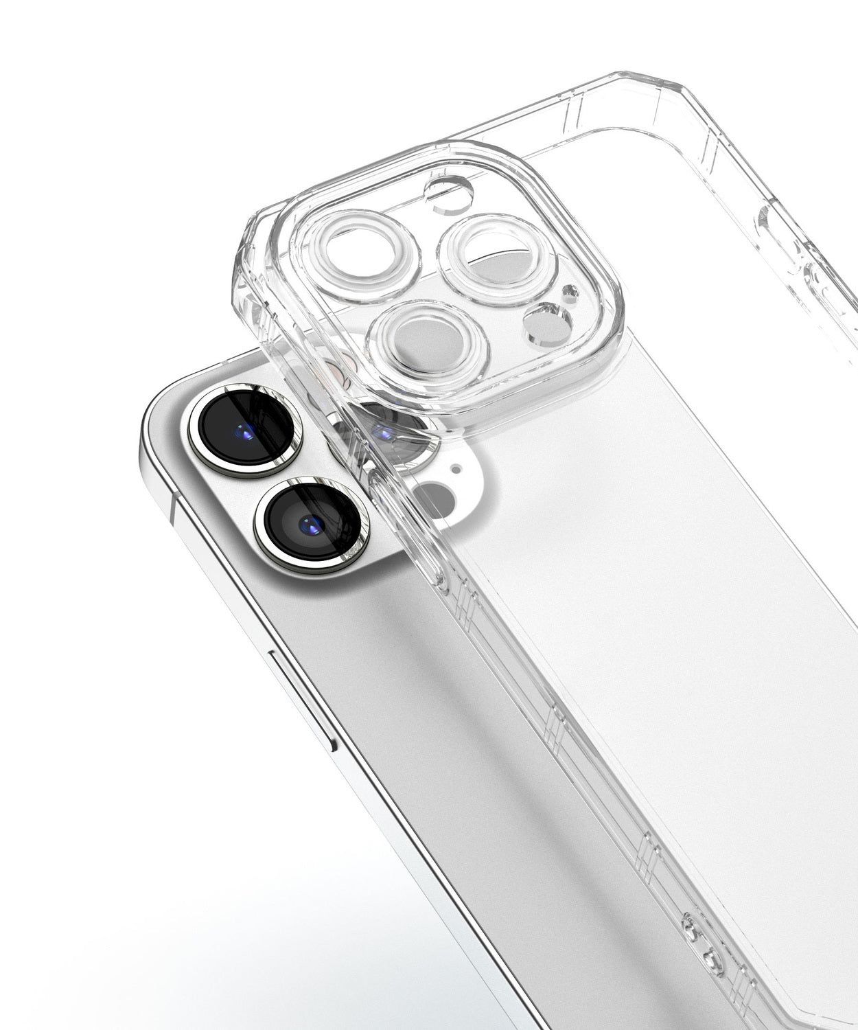 TechWave Lines Clear case for iPhone 15 Pro transparent