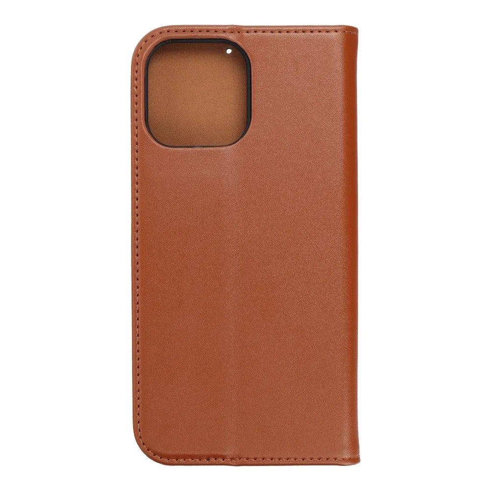 TechWave Pure Leather Case For iPhone 13 Pro Max brown