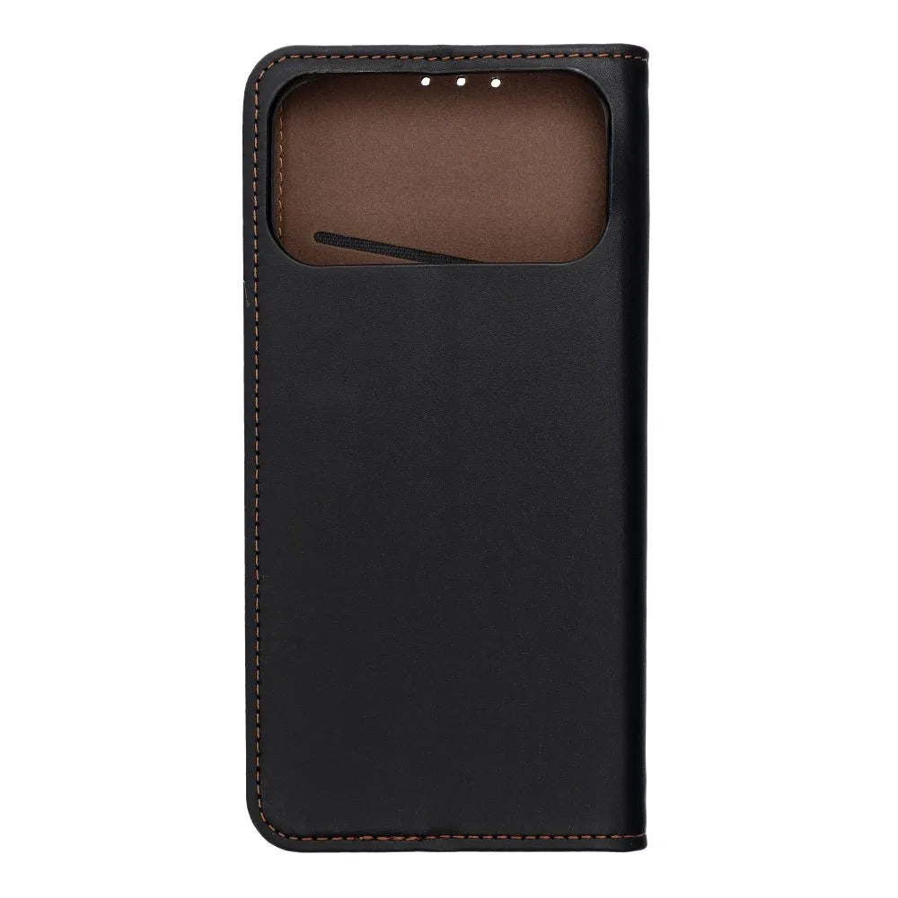 TechWave Pure Leather case for Apple iPhone 17 Pro Max black