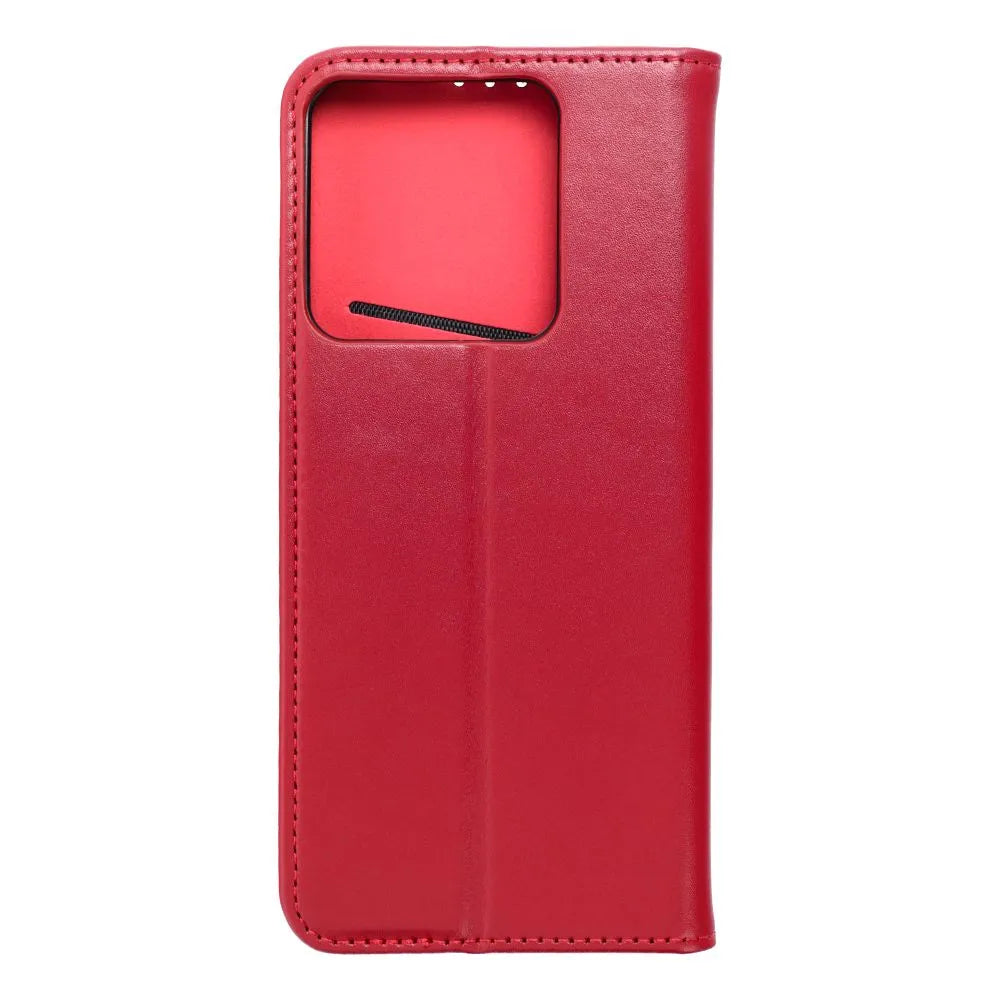 TechWave Pure Leather case for Xiaomi Redmi Note 13 5G red