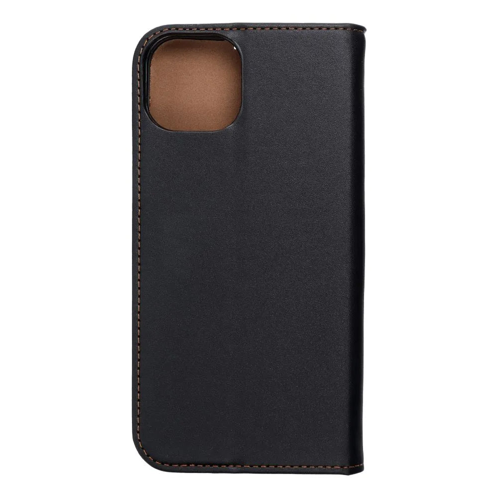 TechWave Pure Leather case for iPhone 15 Plus black