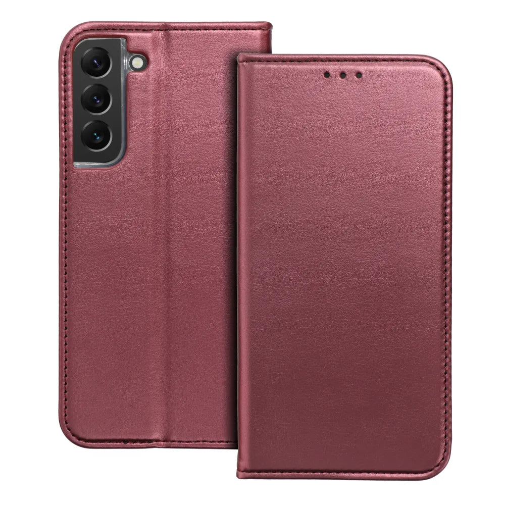 TechWave Smart Leather case for Samsung Galaxy A34 burgundy