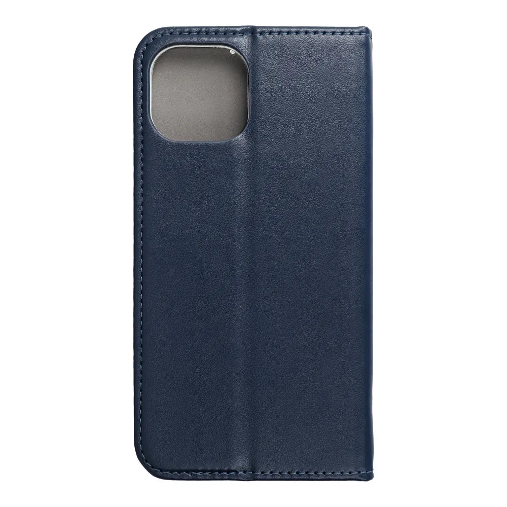 TechWave Smart Leather case for iPhone 13 navy blue