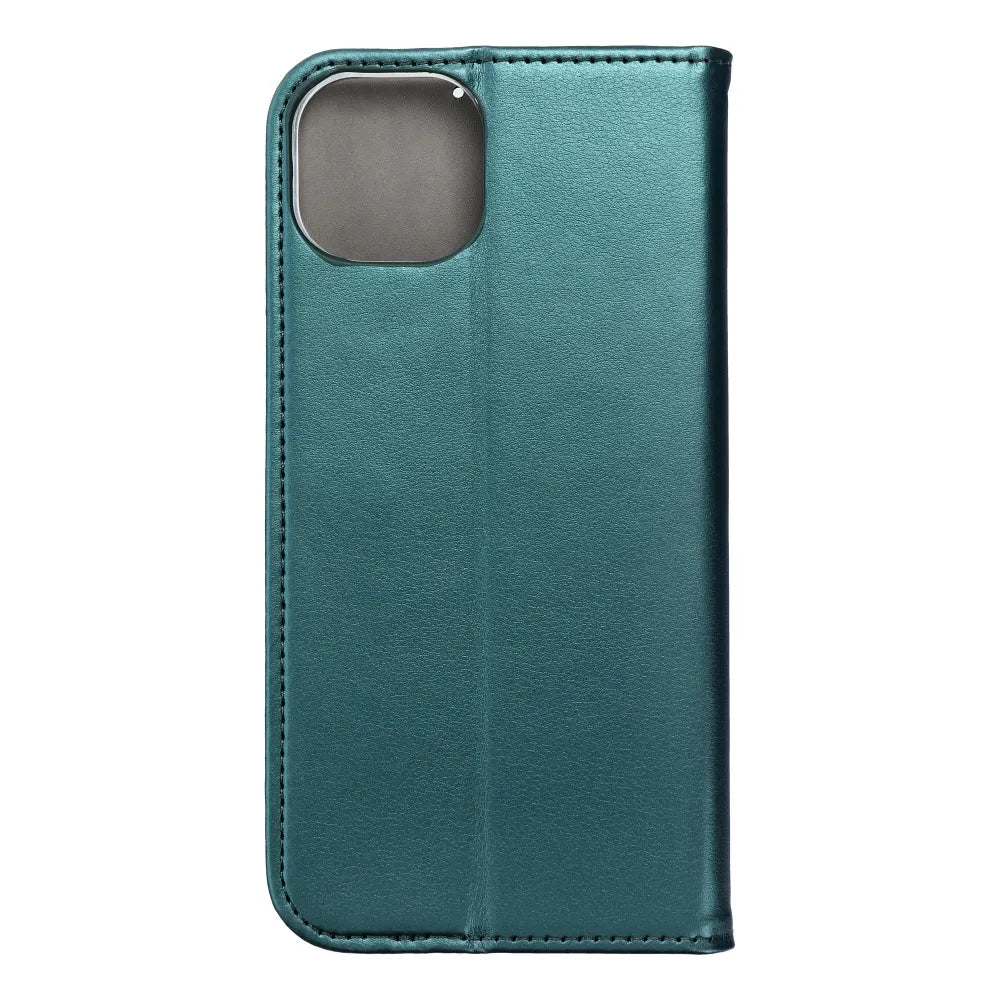 TechWave Smart Leather case for iPhone 15 Plus forest green