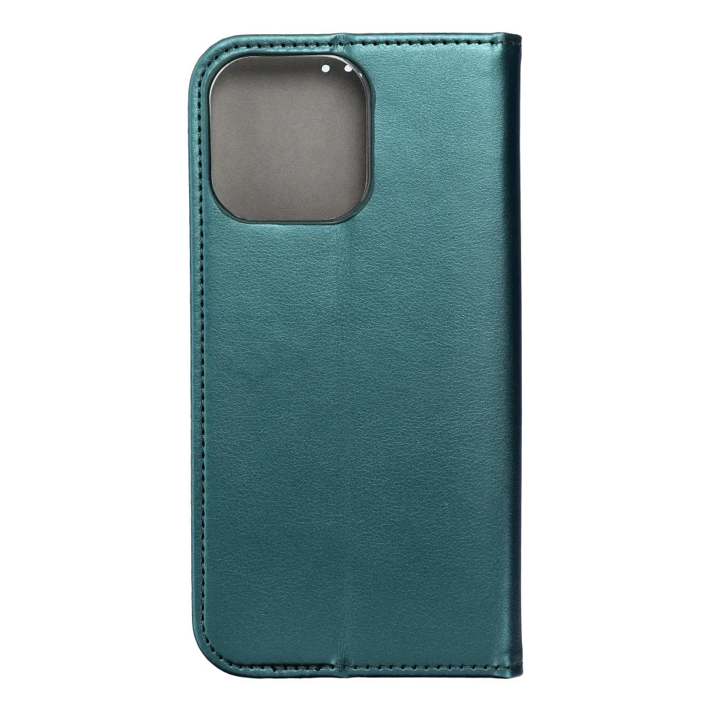 TechWave Smart Leather case for iPhone 15 Pro Max forest green