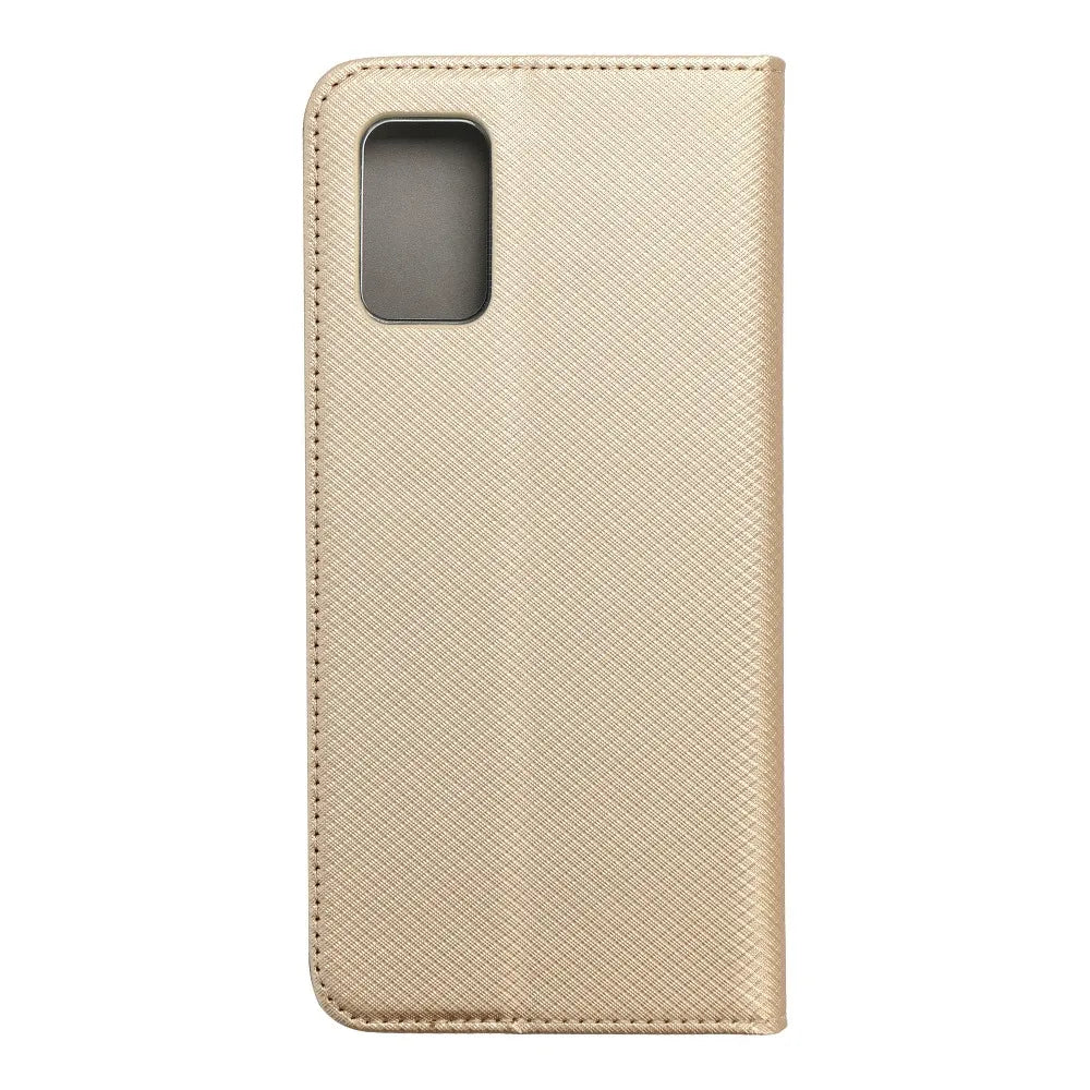 TechWave Smart Magnet Book Case For Samsung Galaxy A03s gold