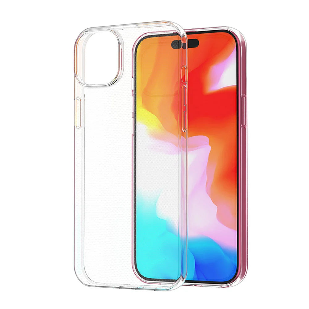 TechWave Ultra Slim 0,5mm back case for iPhone 15 Plus transparent