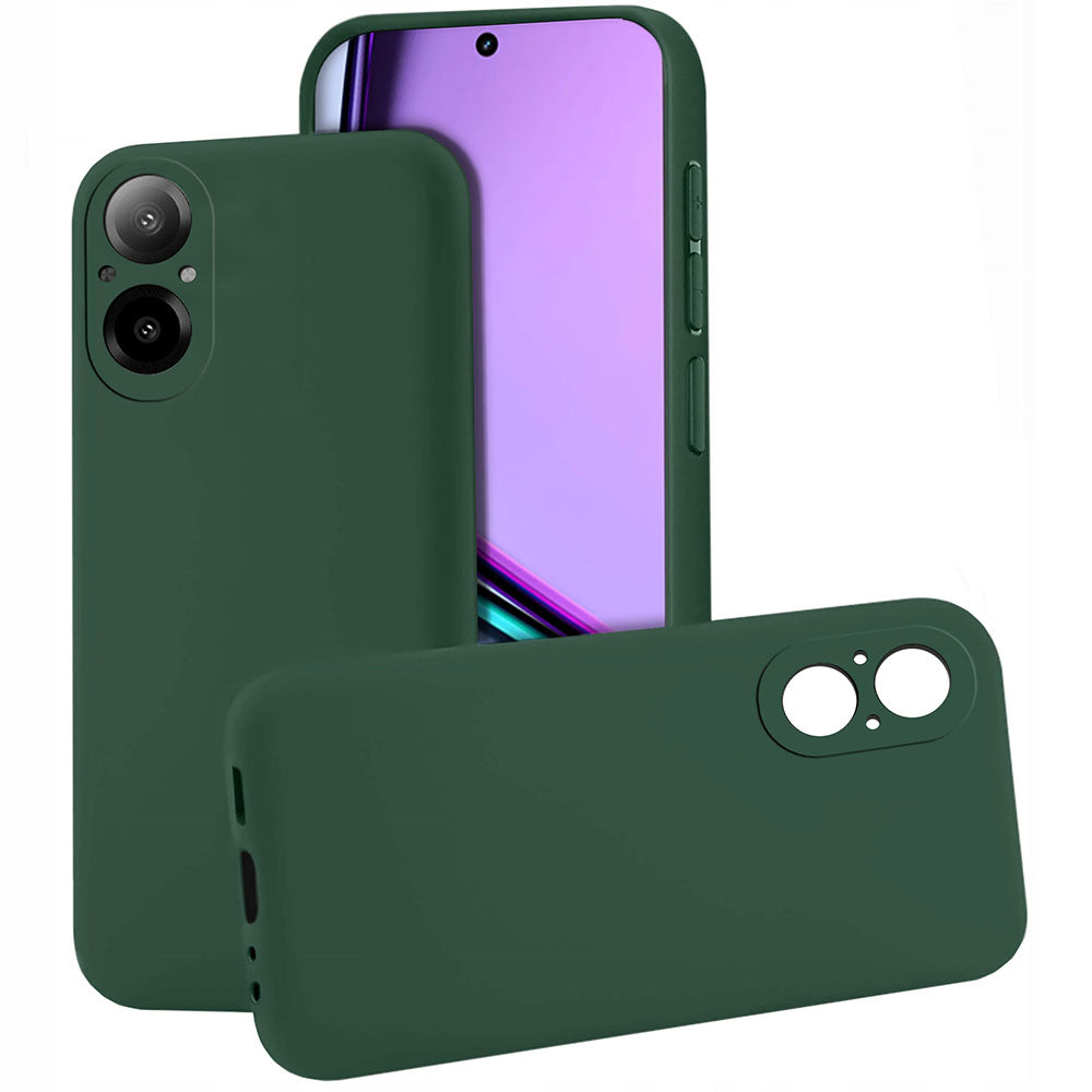 Techwave Matt case for Realme C67 4G forest green