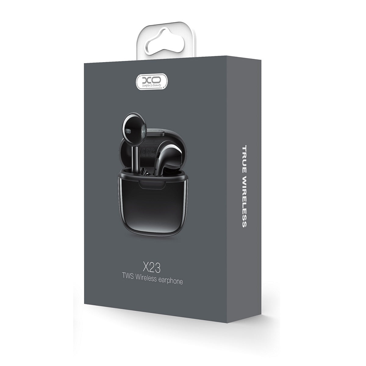 XO X23 TWS Bluetooth ακουστικά μαύρα