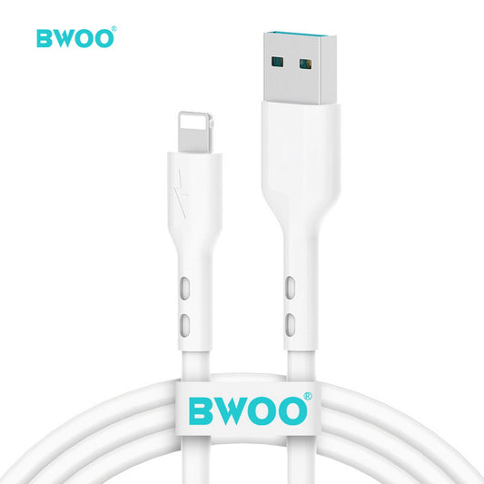 BWOO X172L καλώδιο φόρτισης-δεδομενων USB-A σε Lightning, 1μ, άσπρο