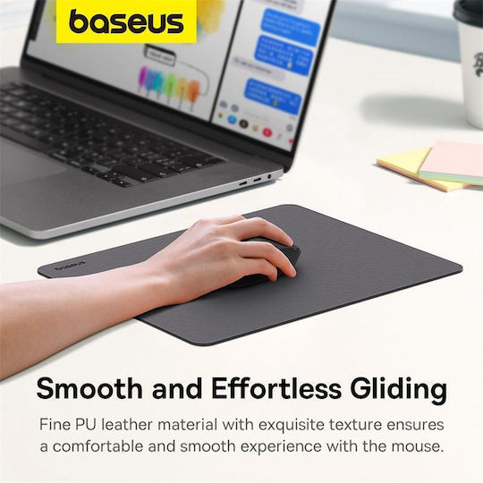 Baseus B01055504831-00 mousepad, PU leather, frosted gray
