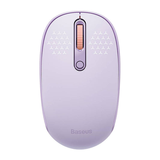 Baseus F01B (B01055503513-00) Tri‑Mode ασύρματο ποντίκι, Bluetooth 5.0 / 2.4G, 1600DPI, nebula purple