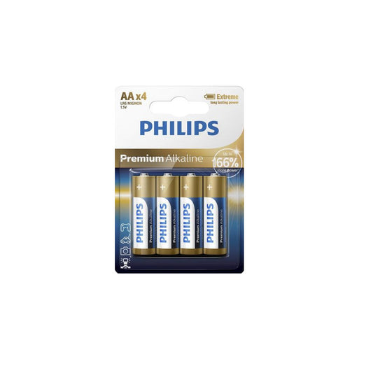 PHILIPS LR6 μπαταρίες AA 4τεμ Premium Alkaline