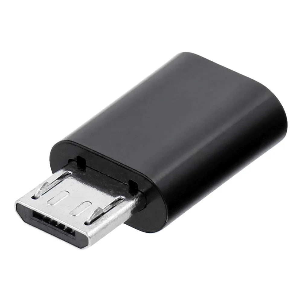 Blue Star aντάπτορας Type-C (θηλυκό) σε Micro-USB (αρσενικό), μαύρο