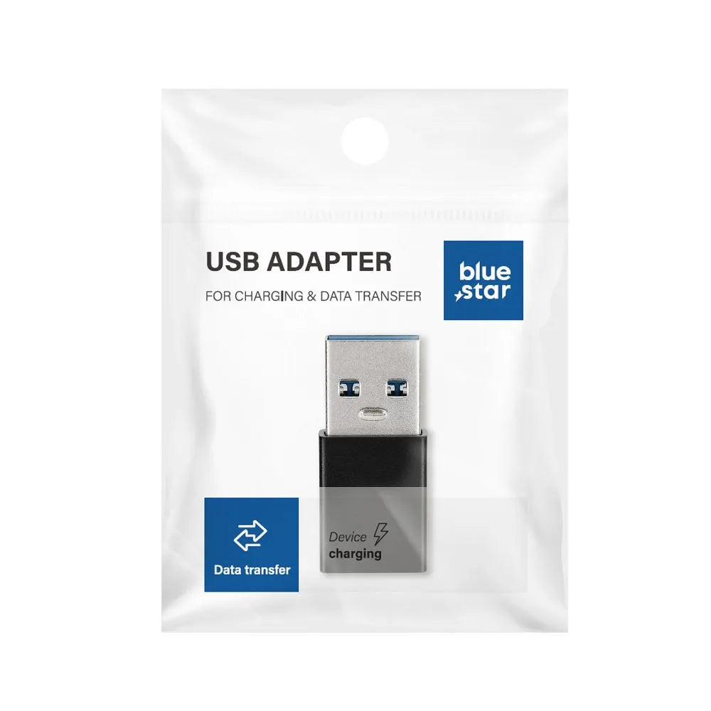 Blue Star αντάπτορας Type-C σε USB-A 3.0, μαύρο