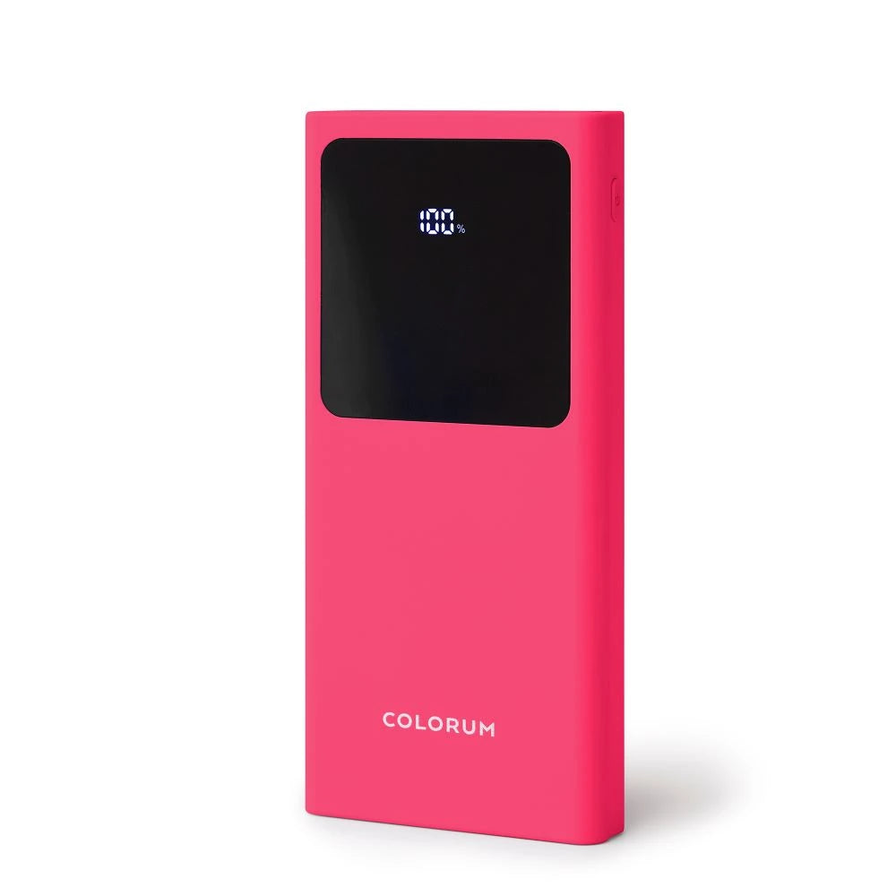 COLORUM CPB10-02 Power Bank 10000mAh, 22.5W, 2xUSB-A, magenta