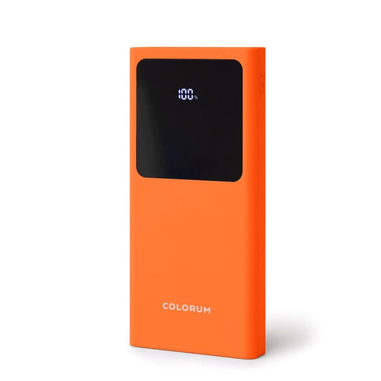 COLORUM CPB10-10 Power Bank 10000mAh, 22.5W, 2xUSB-A, πορτοκαλί