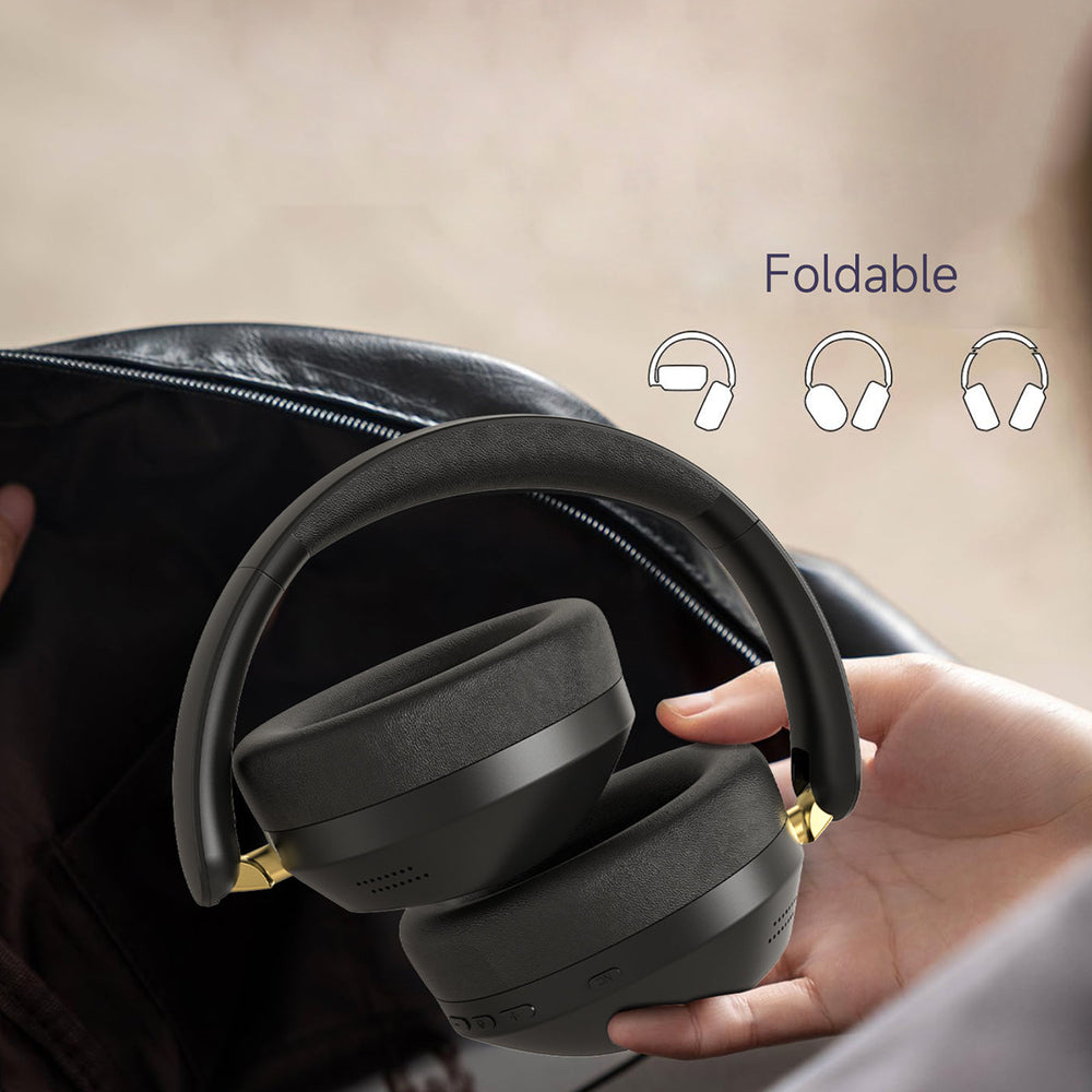 Dudao X22 Max ασύρματα On-Ear ακουστικά, Bluetooth, ANC, μαύρο