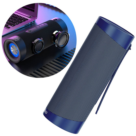 Dudao Y10PRO φορητό ασύρματο ηχείο bluetooth, RGB 10W, μπλε