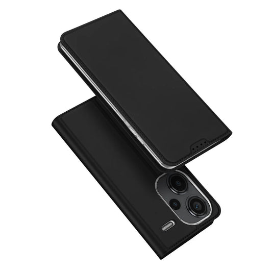 Dux Ducis Skin Pro θήκη για Xiaomi Redmi Note 13 Pro+ 5G, stand λειτουργία, συμβατή με ασύρματη φόρτιση, μαύρη