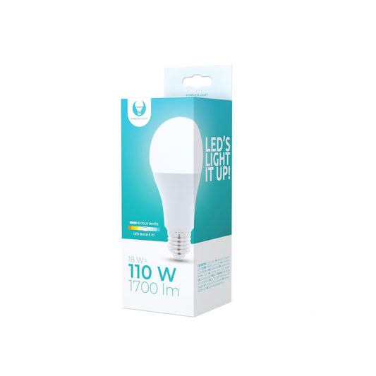 Forever LED Λαμπτήρας E27, A65, 18W, 230V, 6000K, 1700lm
